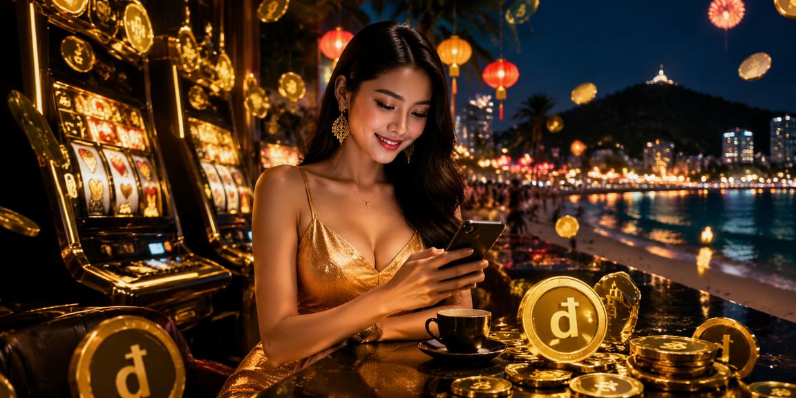 Màn hình slot game tại Vũng Tàu với giao diện kiểm soát thời gian và ngân sách chơi